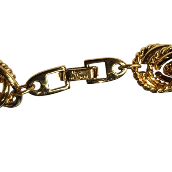 NAPIER Vintage Chunkiest Twisted Chain Long Necklace - Picture 4 of 4